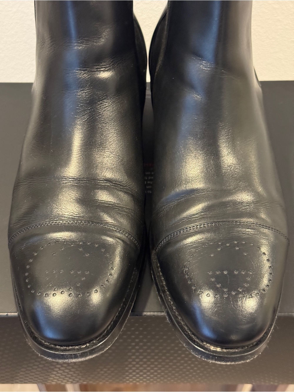 GUCCI Black Leather Chelsea - Picture 4 of 16